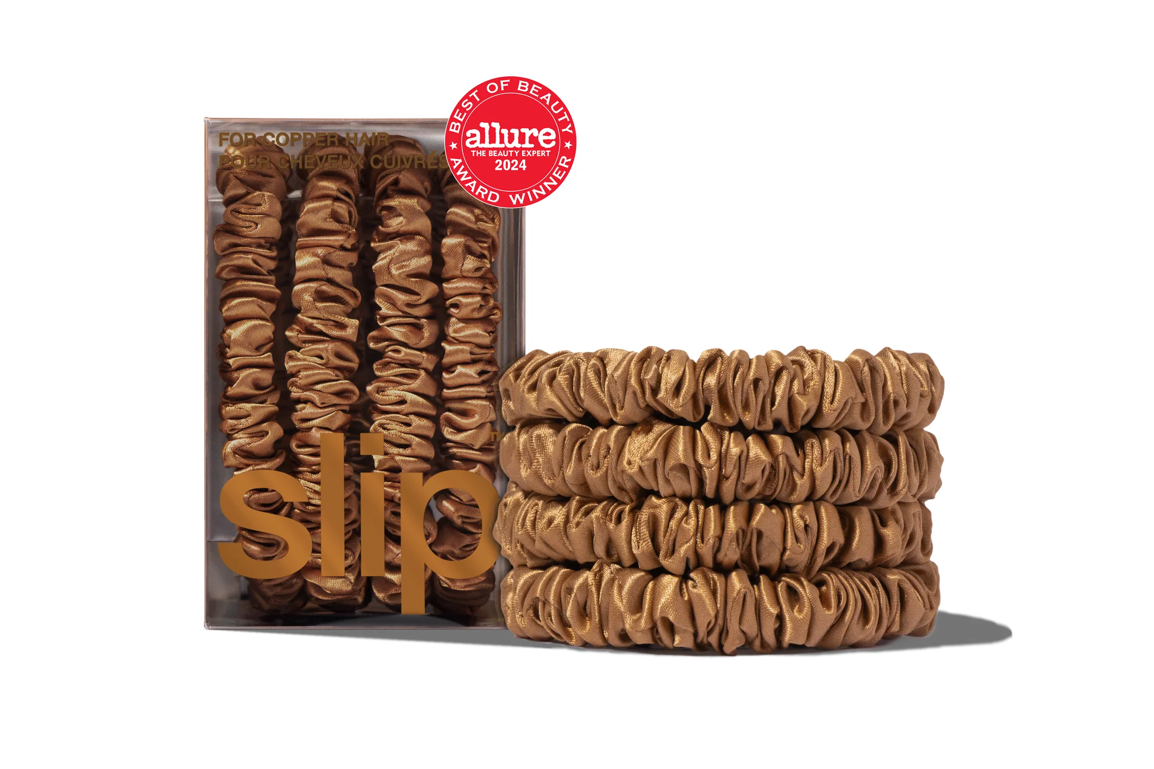 Back to Basics Copper Skinny Scrunchies