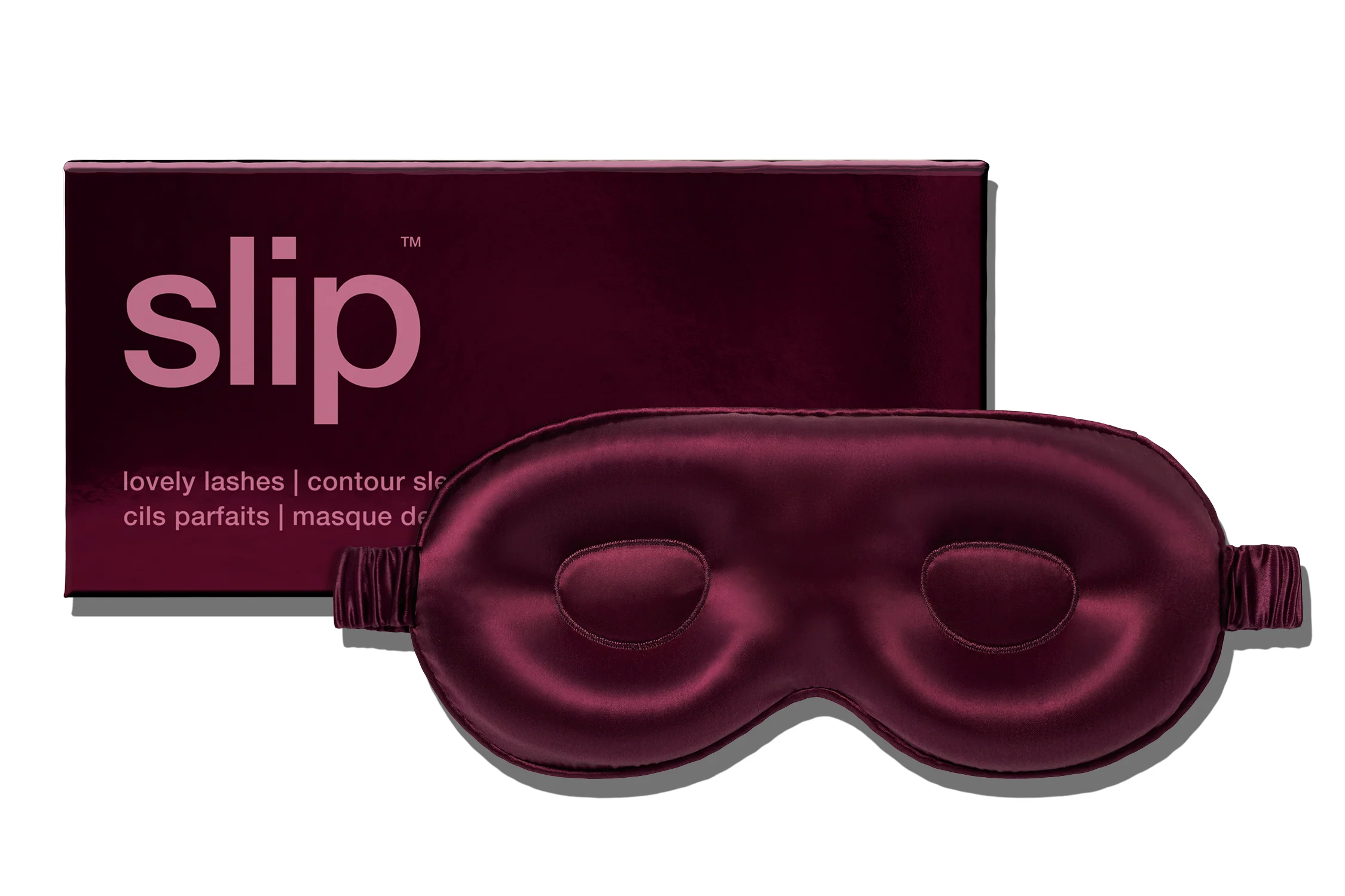 Crimson Contour Sleep Mask