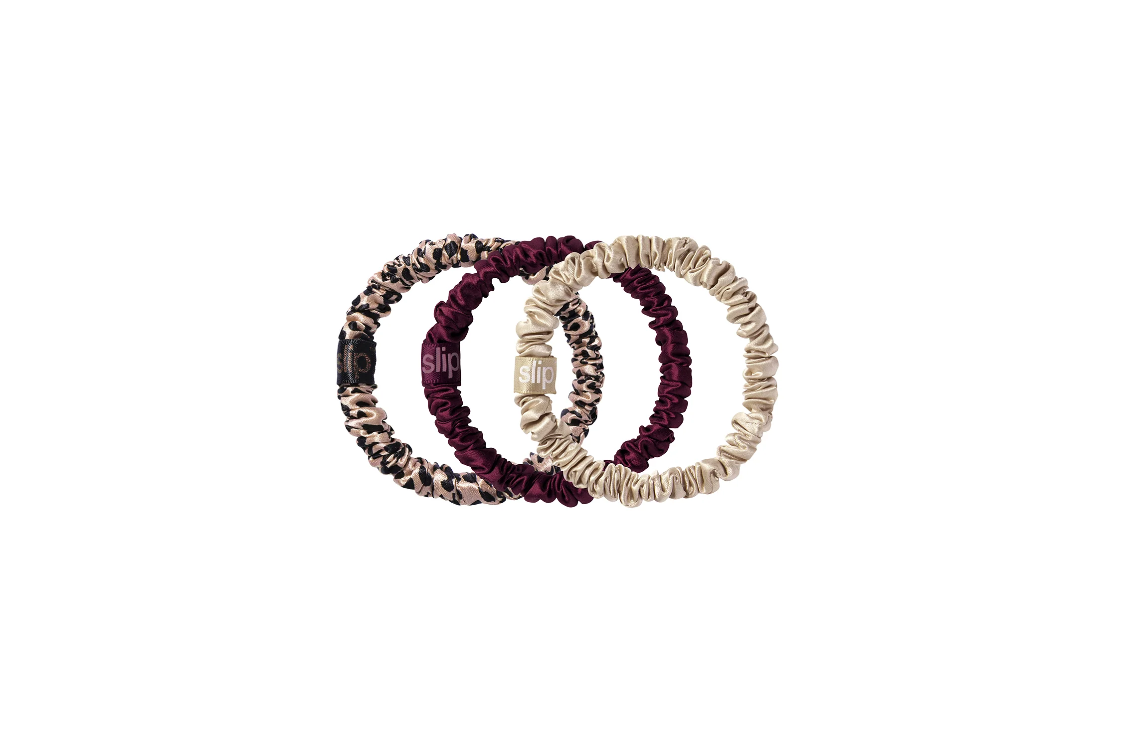 Wild Rose Trio Skinny Scrunchies