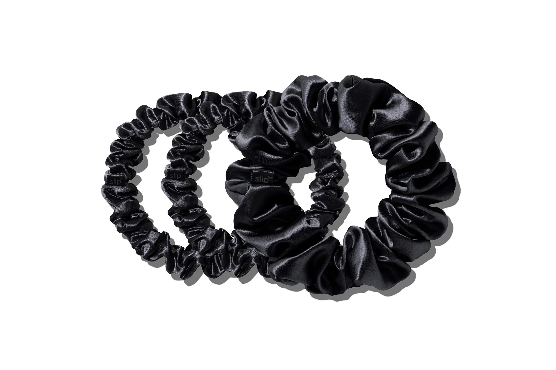 Back to Basics Black Midi/Large Scrunchie Set