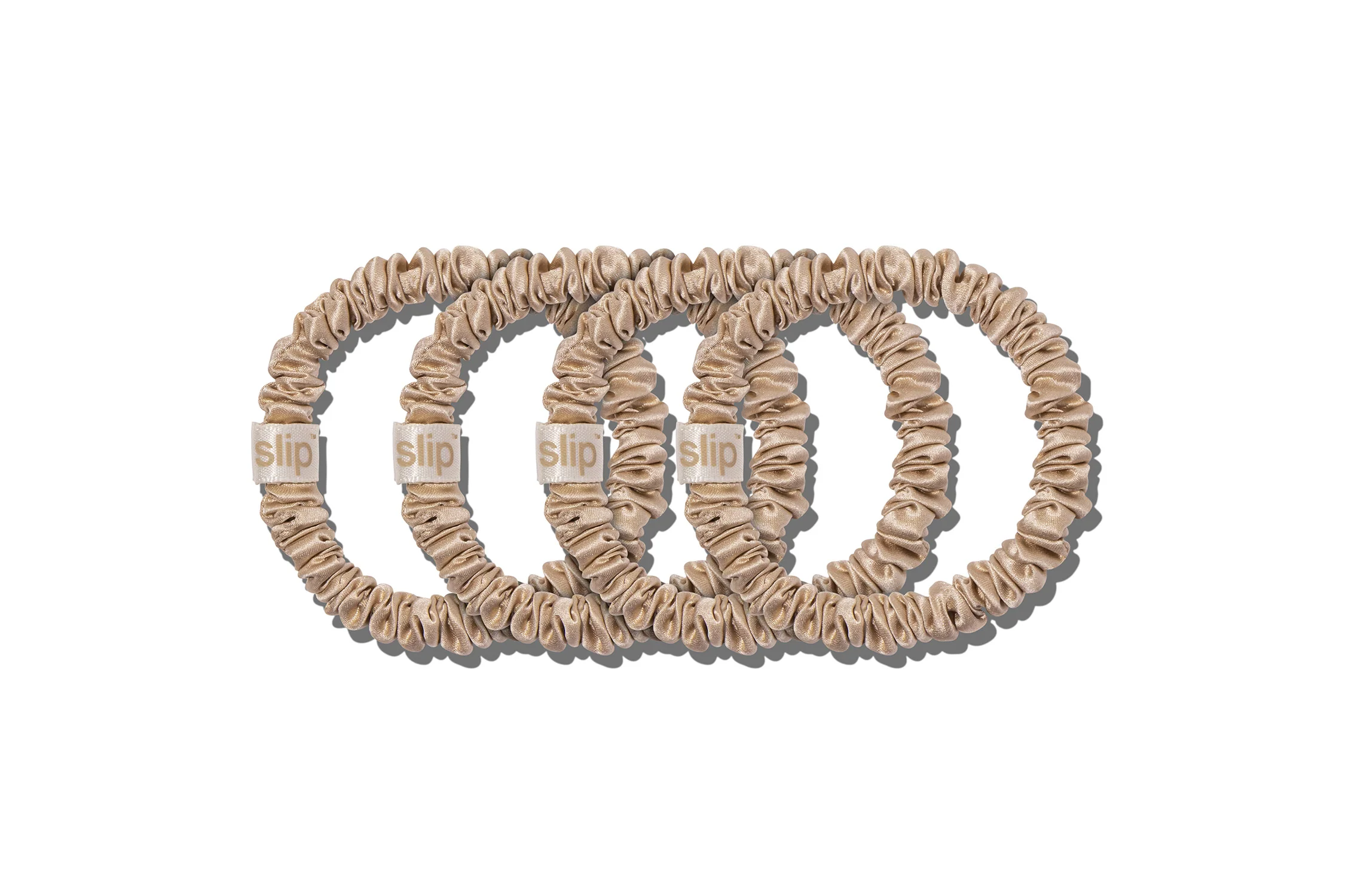 Back to Basics Blonde Skinny Scrunchies