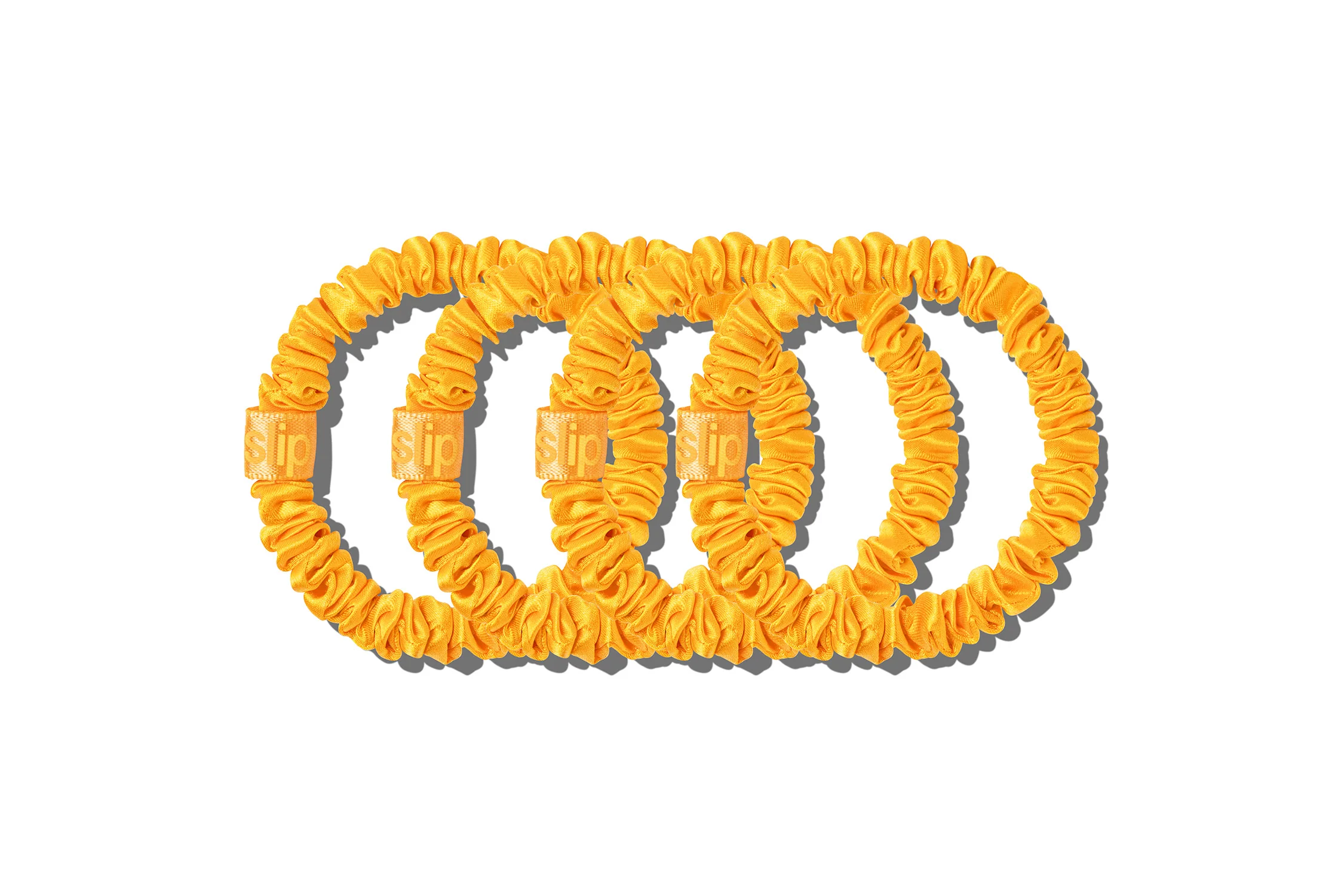 Back to School Golden Skinny Scrunchies