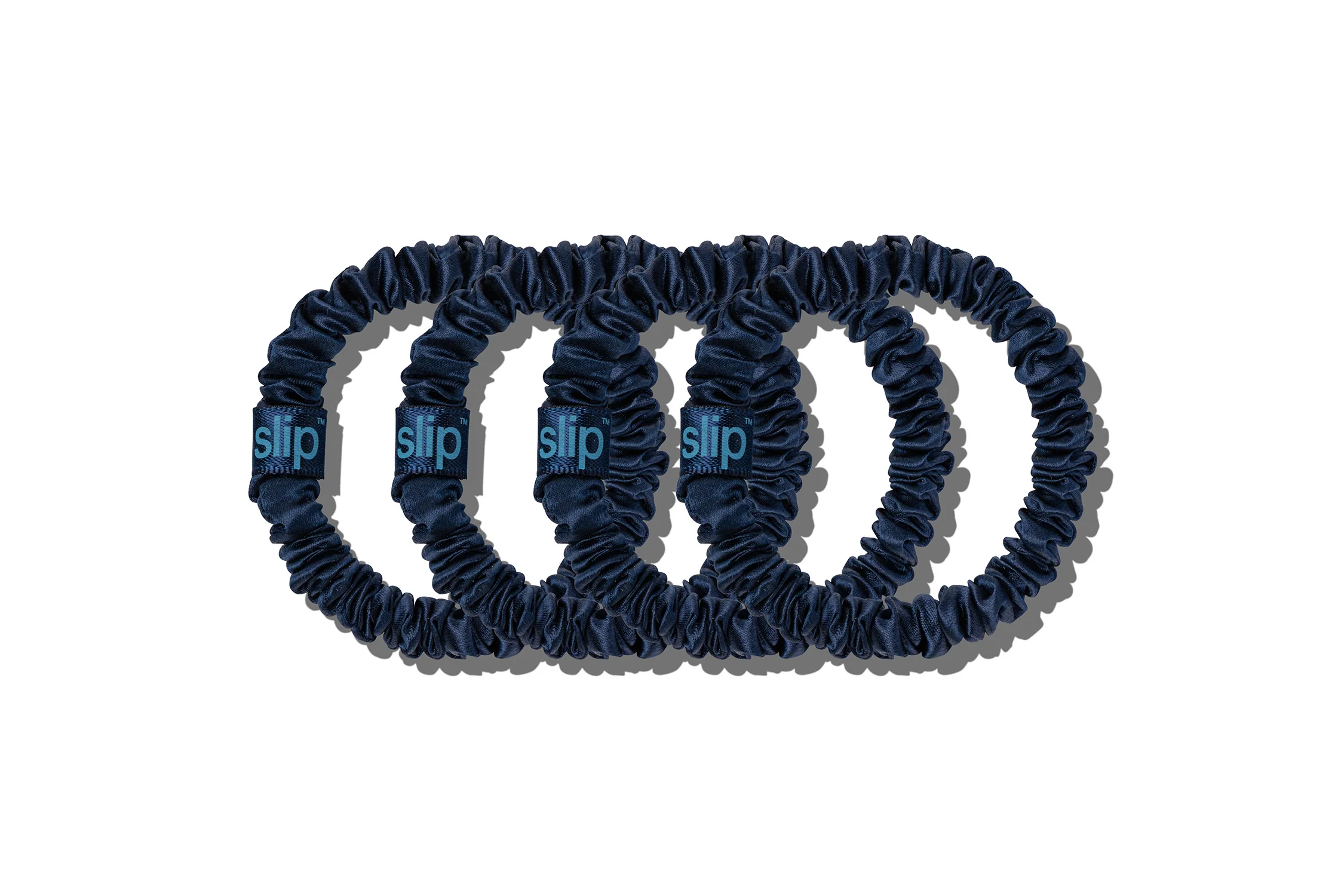 Back to School Navy Skinny Scrunchies
