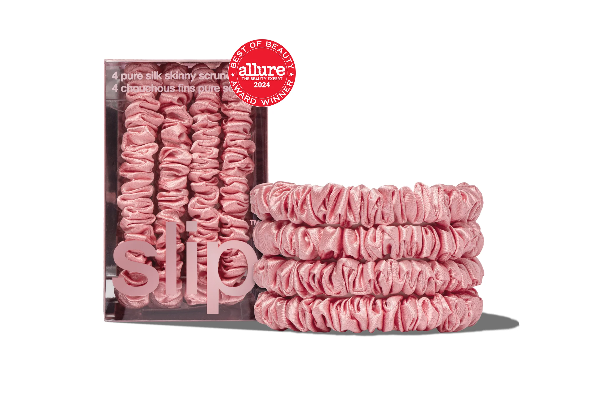 Rose Skinny Scrunchies
